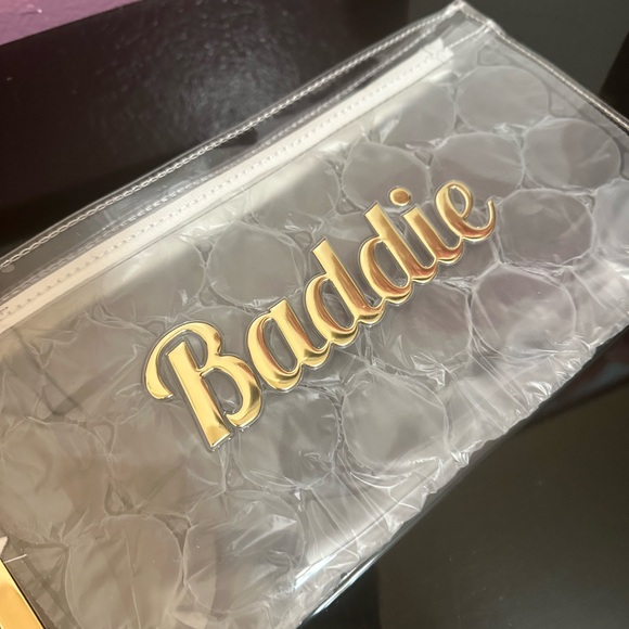 ‘Baddie’ clear see-through clutch - Picture 2 of 3
